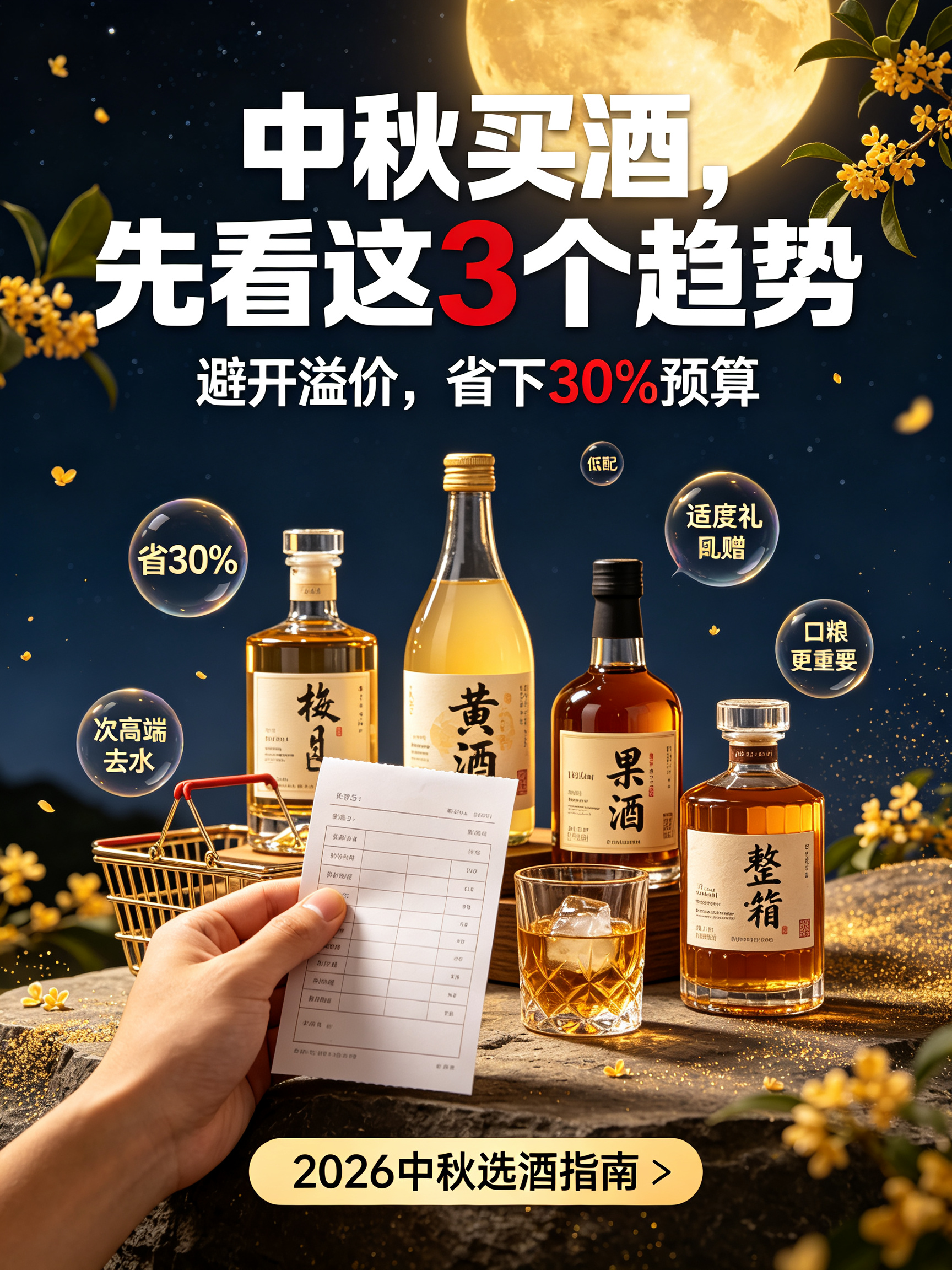 2026 年中秋酒水消费 3 个隐藏趋势，看完选酒比别人省 30% 预算