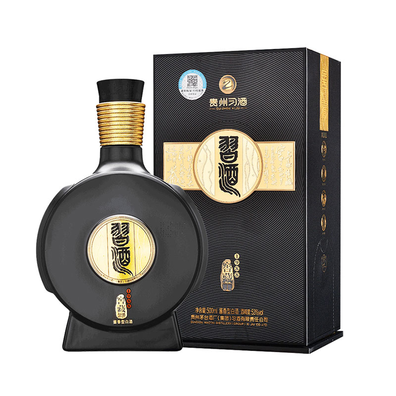 贵州习酒 习酒窖藏1988精装版单瓶500mL*1装53度贵州酱香白酒(包装细节因生产批次不同而有部分差异 以实物为准)