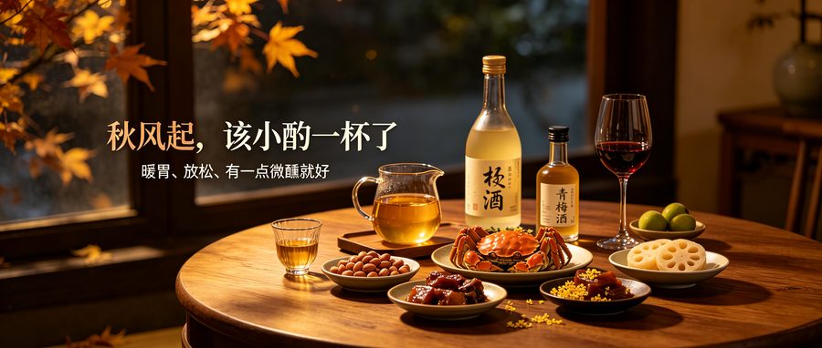 天凉宜小酌｜5 款秋日好酒，暖胃也治愈情绪